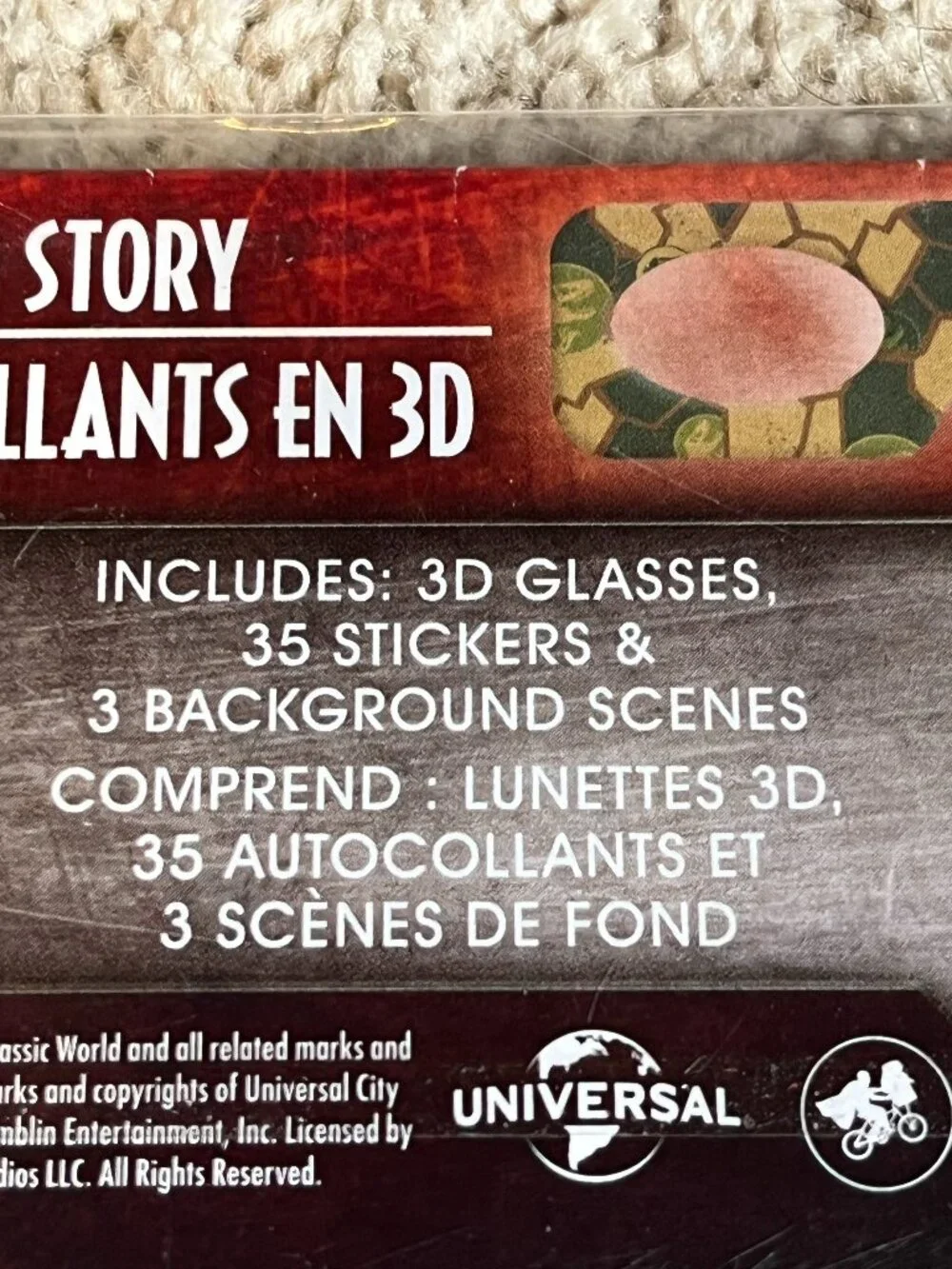 Trolls Jurasic Park Transformers 3d sticker